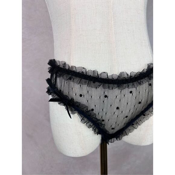Vintage Victoria’s Secret Sexy Little Things Black Lace S - Picture 2 of 9